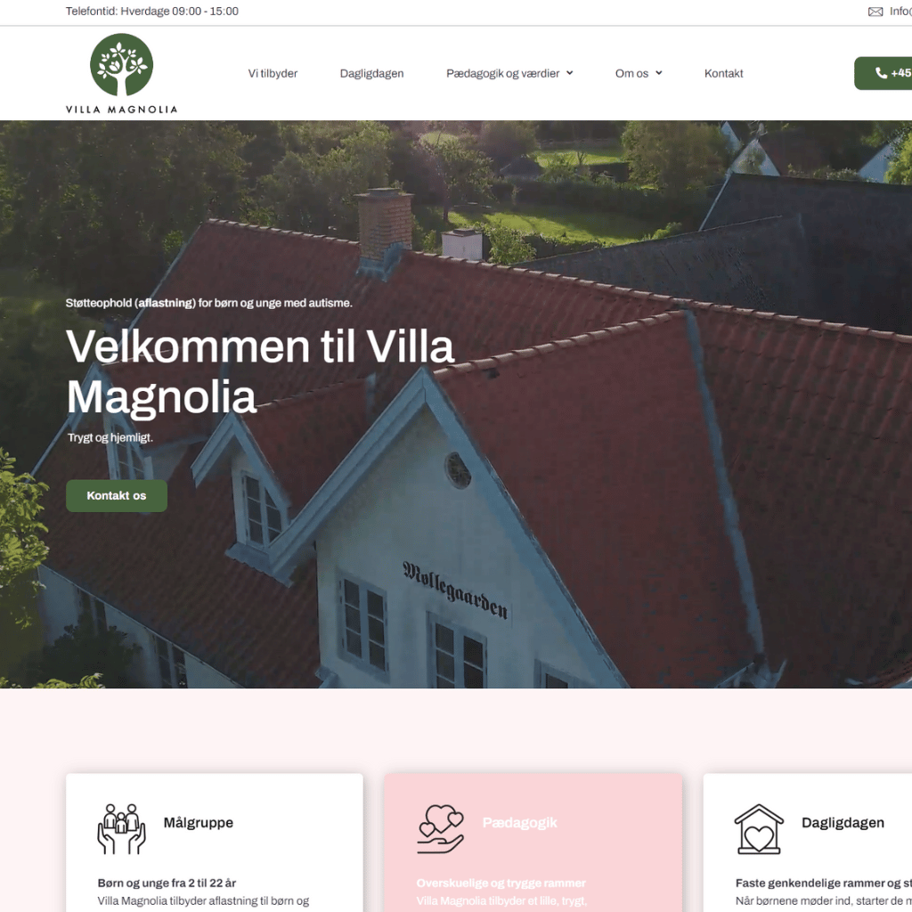 villa magnolia hjemmeside